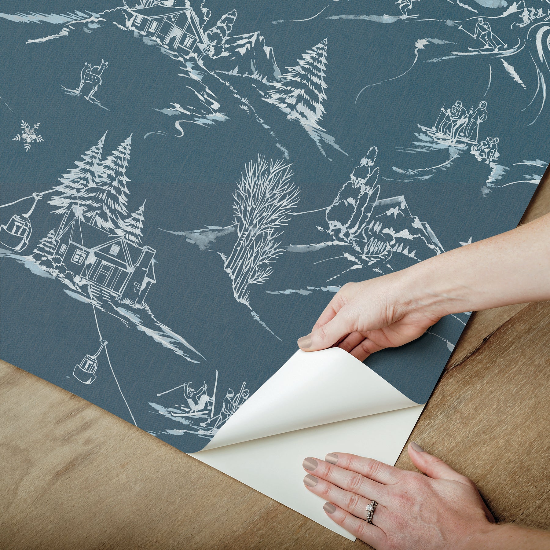 Mountain Side P&S Wallpaper - how to peel