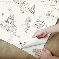 Mountain Side P&S Wallpaper - how to peel
