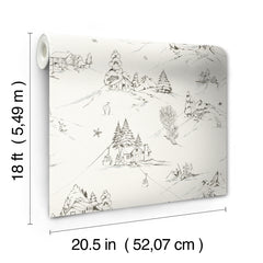 Mountain Side P&S Wallpaper - dimensions