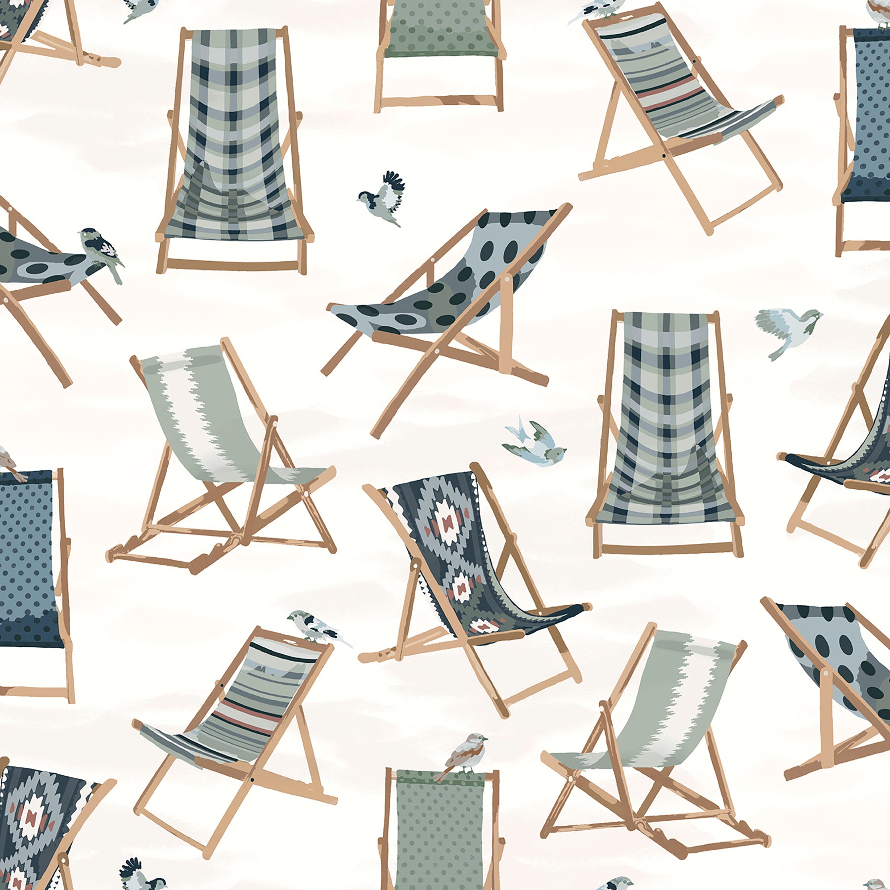 Just Lounging Peel and Stick Wallpaper by WallPops