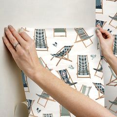 Just Lounging Peel and Stick Wallpaper - how to stick