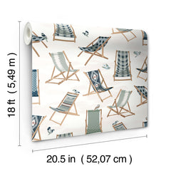 Just Lounging Peel and Stick Wallpaper - dimensions