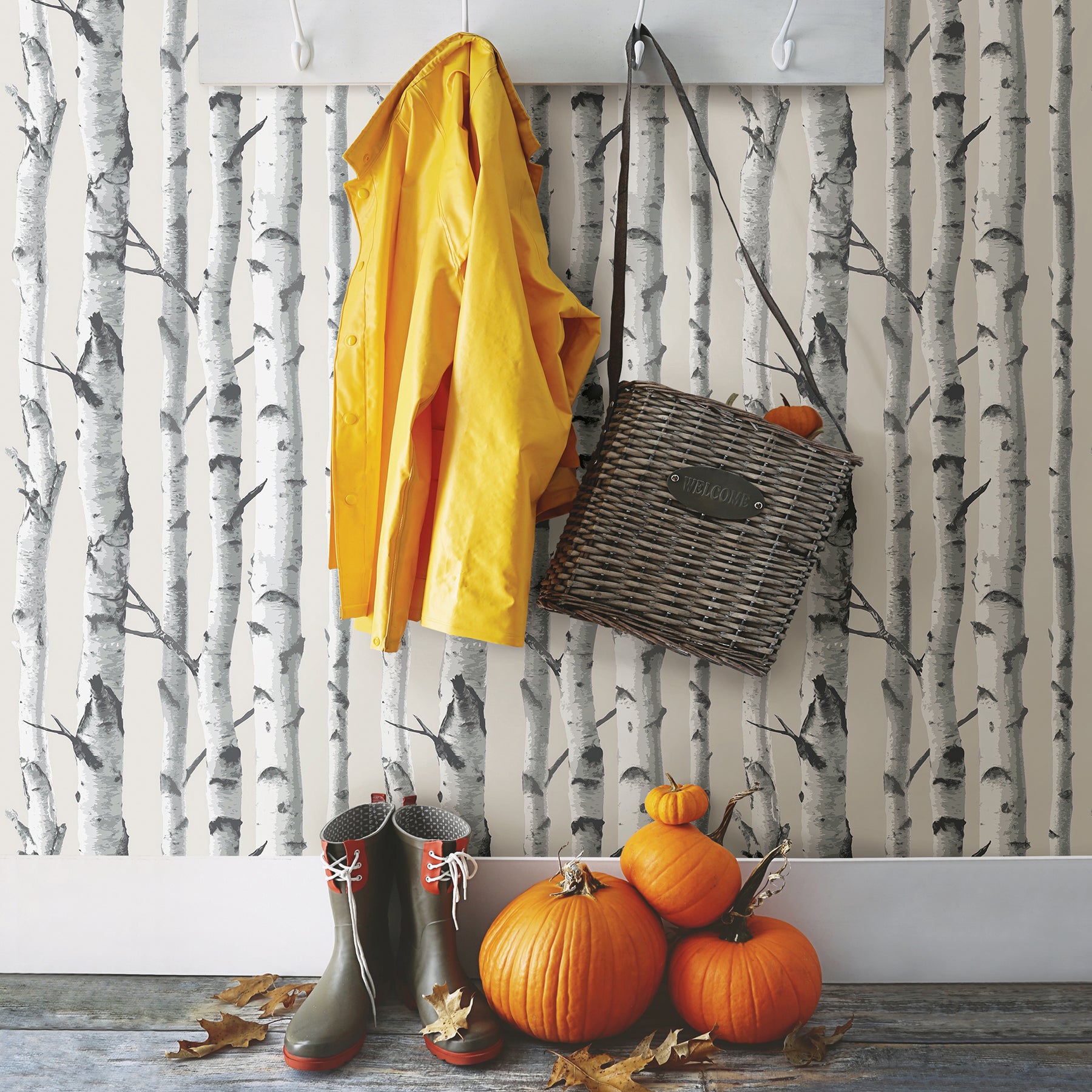 NUW1650 Peel and Stick Wallpaper in a room setting