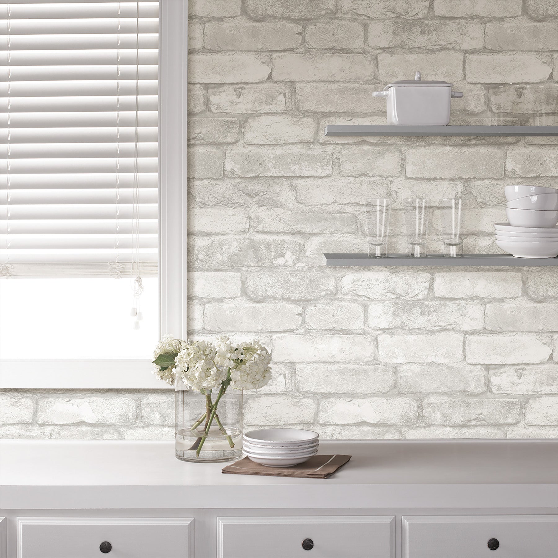 NUW1653 Peel and Stick Wallpaper in a room setting