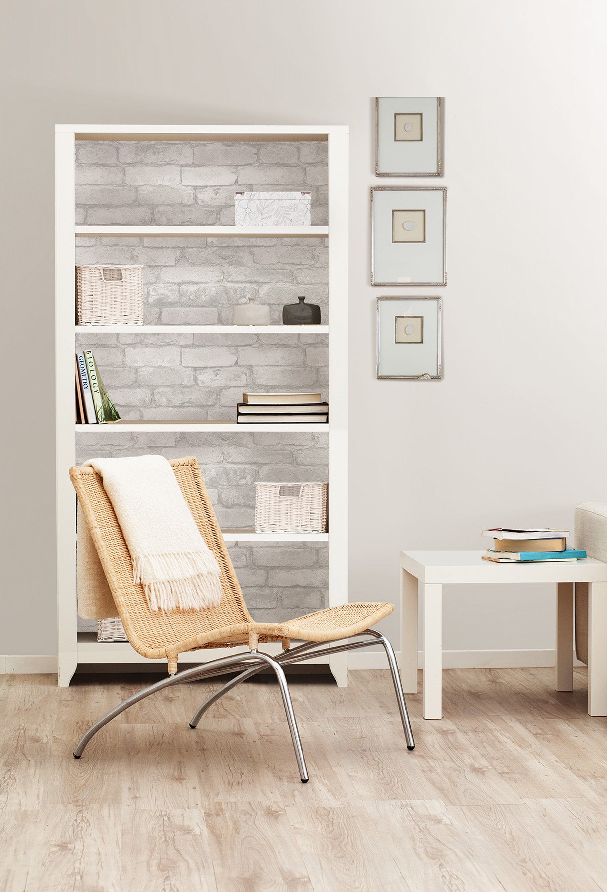NUW1653 Peel and Stick Wallpaper in a room setting