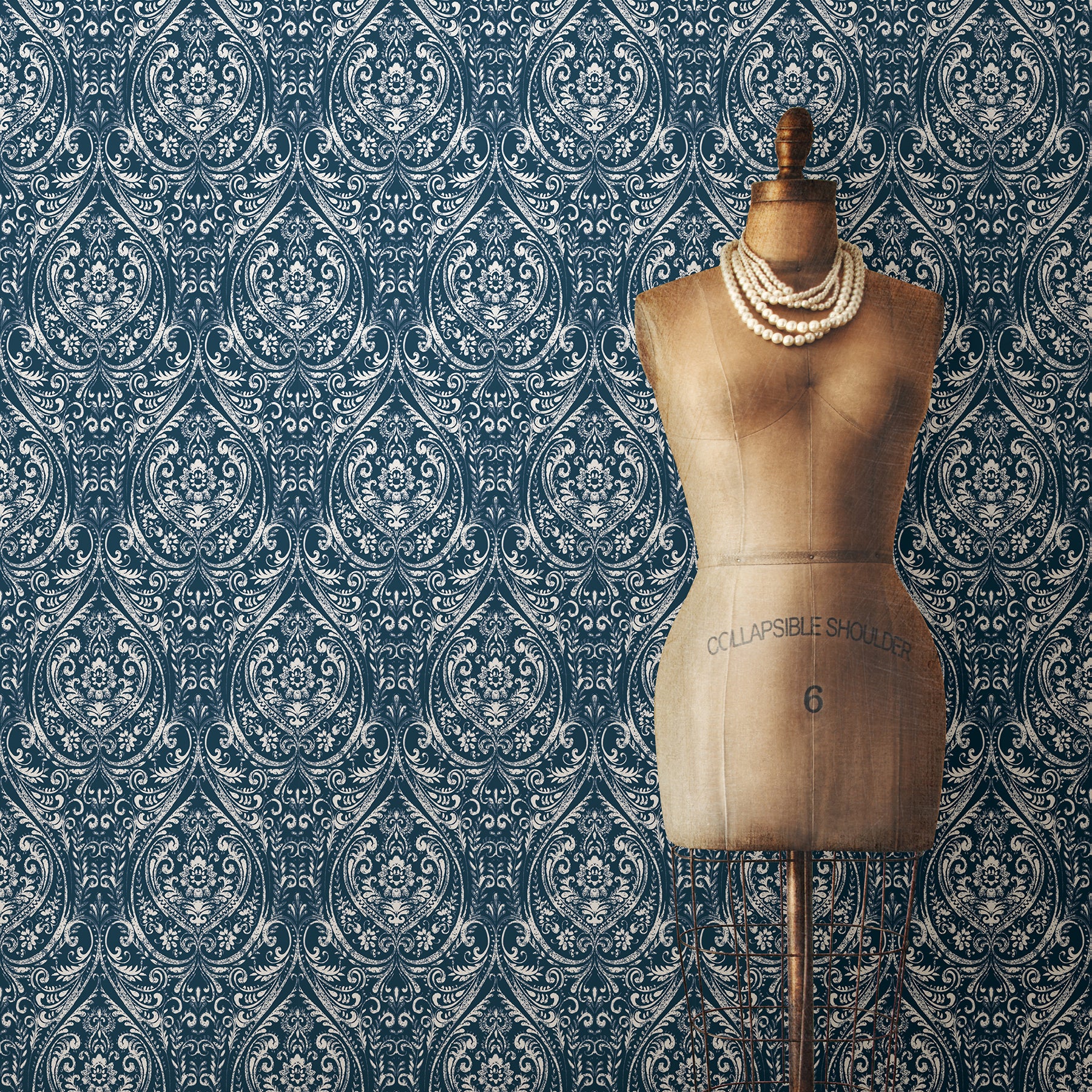 Dandelion Peel And Stick Wallpaper in a room setting