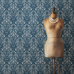 Dandelion Peel And Stick Wallpaper in a room setting