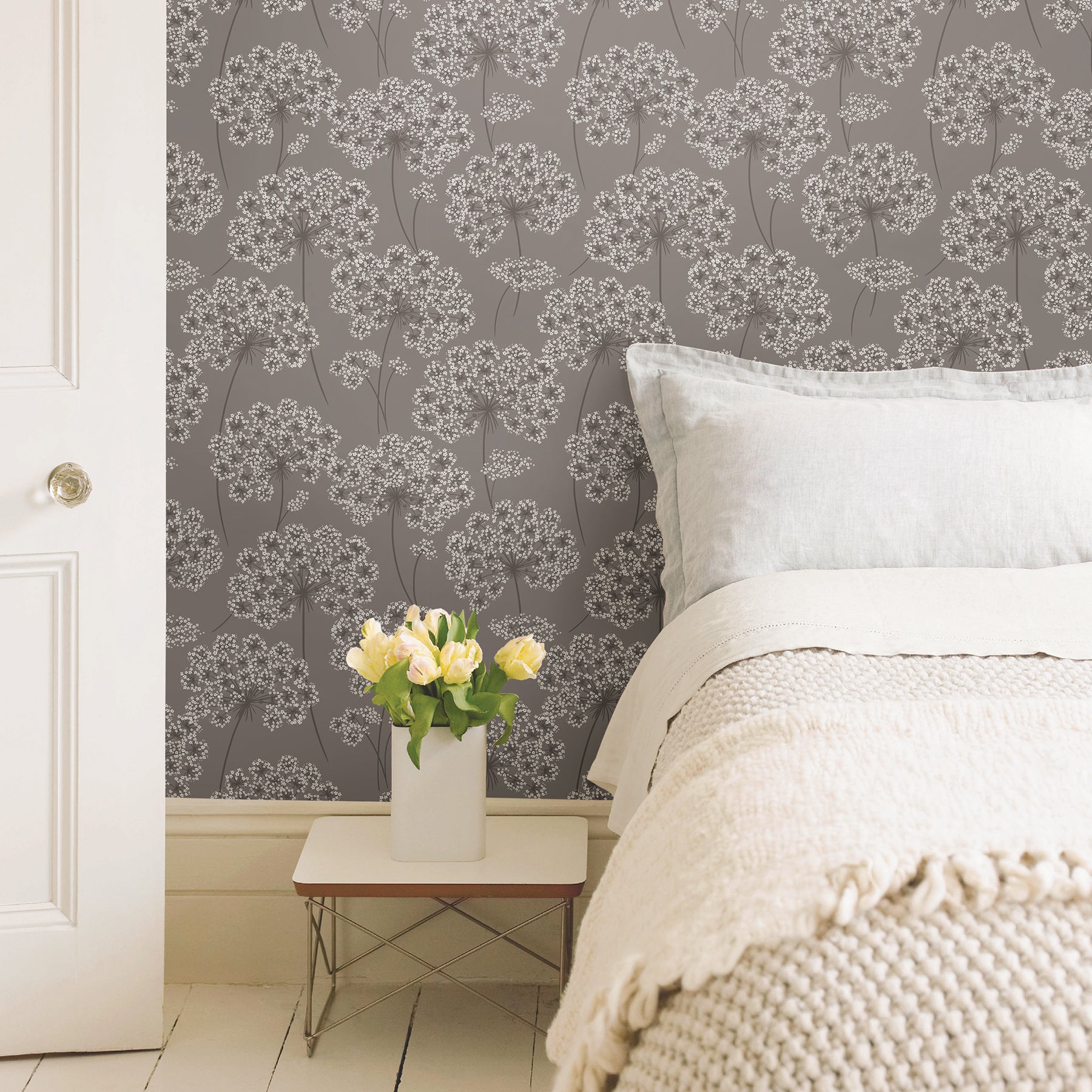 Angelica Peel And Stick Wallpaper in a room setting