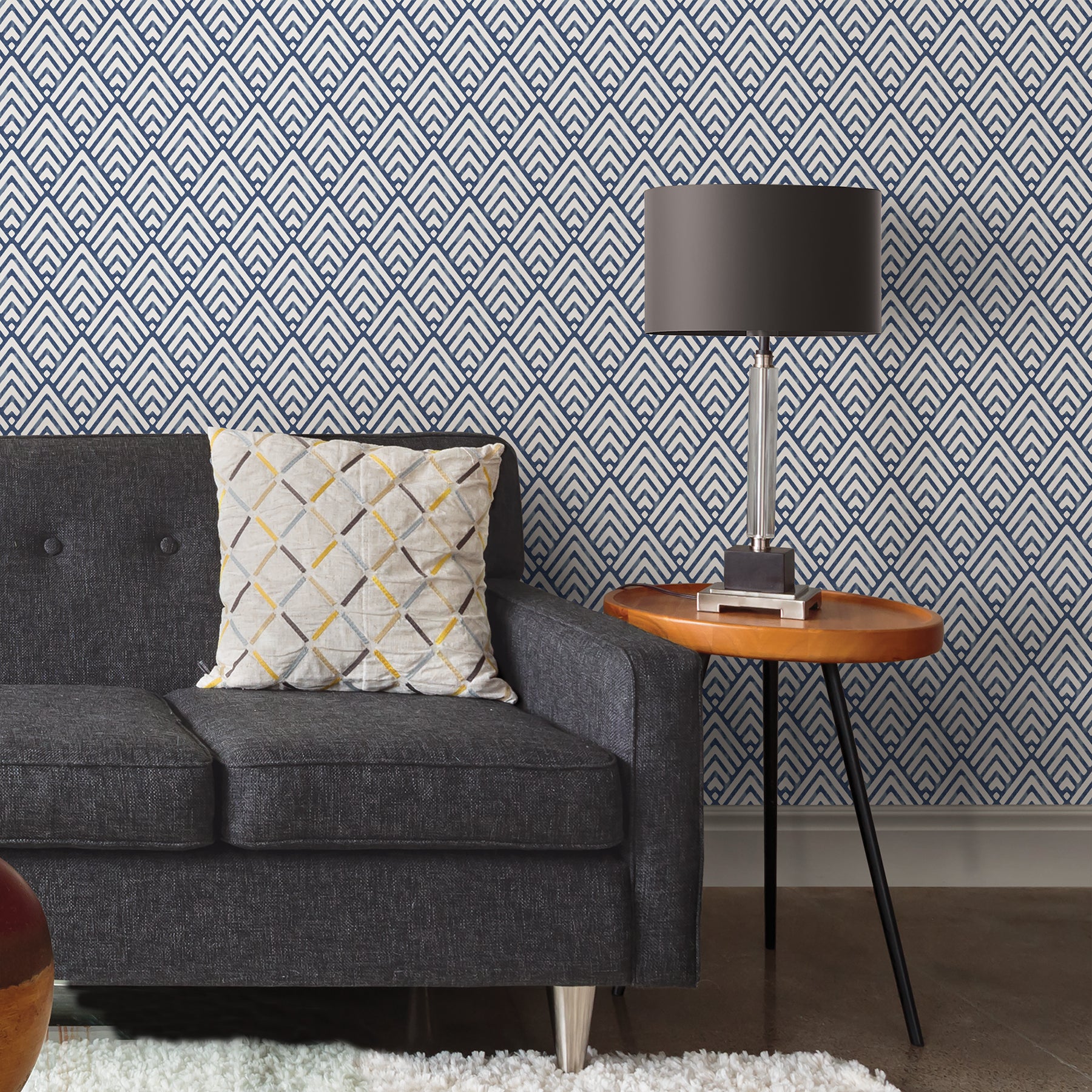 NUW1701 Peel and Stick Wallpaper in a room setting