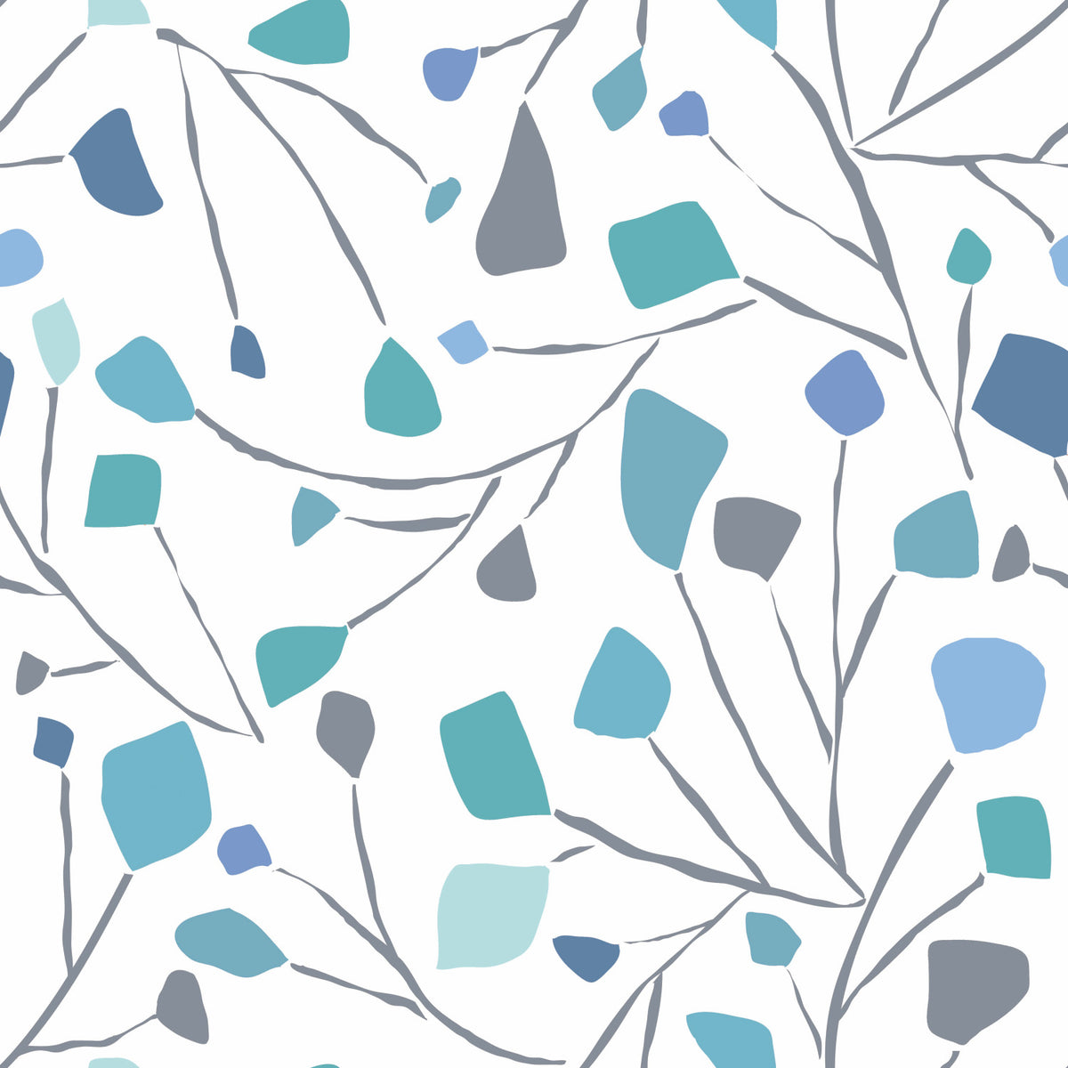 Terrazzo Branch P&S Wallpaper by WallPops