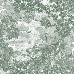 Jungle Toile P&S Wallpaper by WallPops