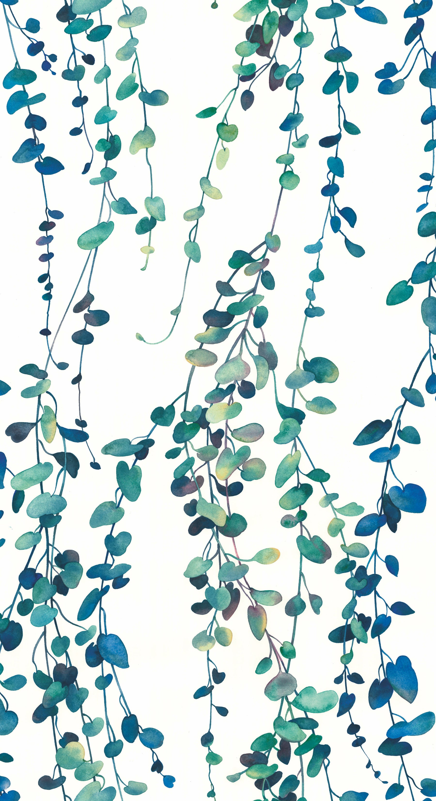 Hanging Watercolor Vines P&S Wallpaper by WallPops