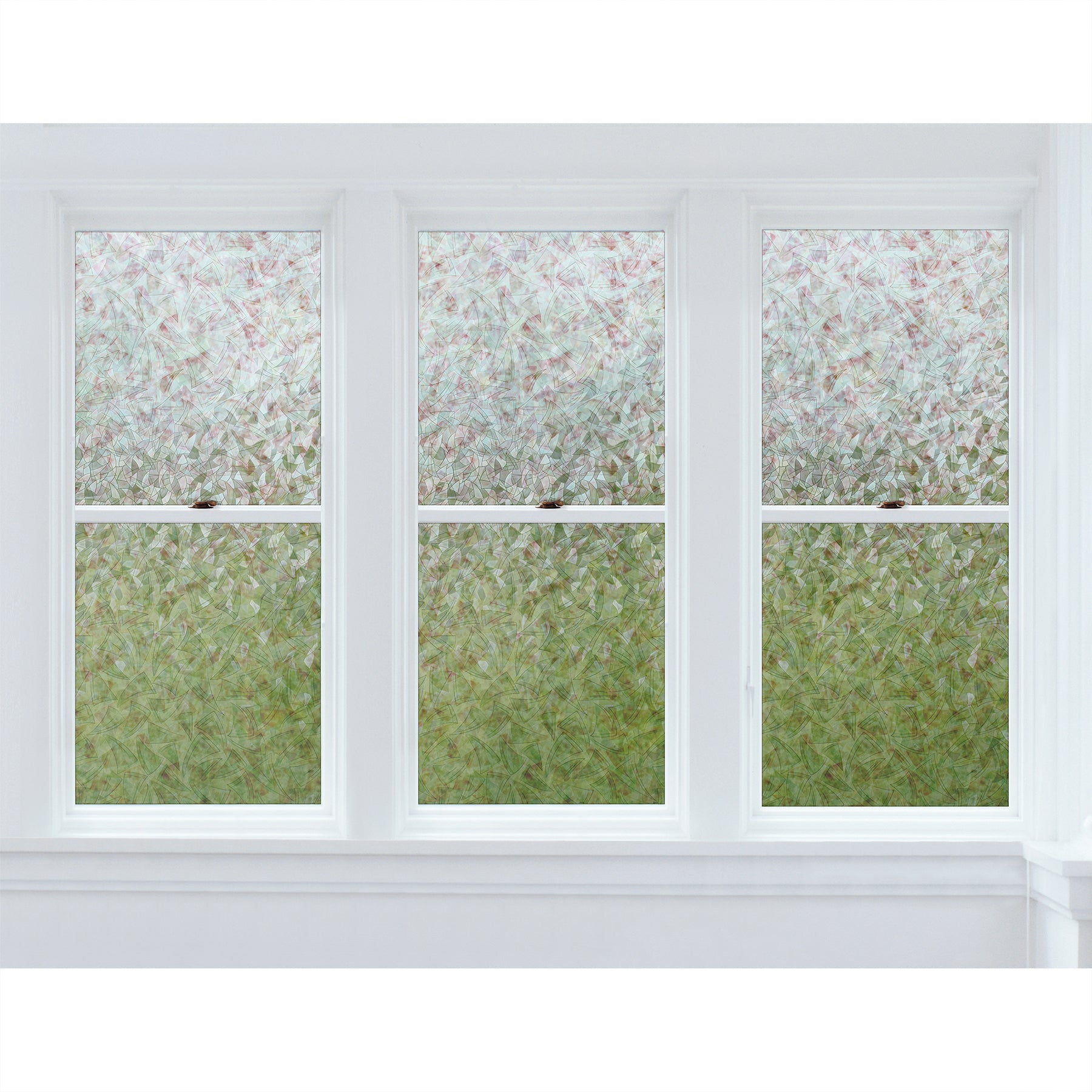 Brushstrokes Window Film in a room setting
