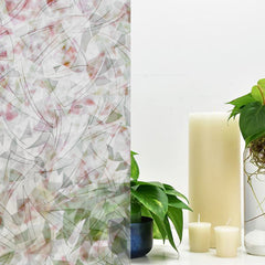 Brushstrokes Window Film in a room setting