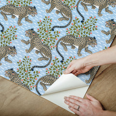 PrintFresh Bagheera Peel and Stick Wallpaper - how to peel