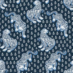 Tiger Queen P&S Wallpaper by WallPops