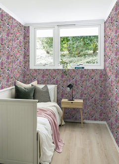 PrintFresh Must Love Dogs Peel and Stick Wallpaper in a room setting