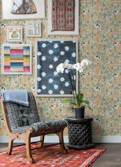 Must Love Dogs P&S Wallpaper in a room setting