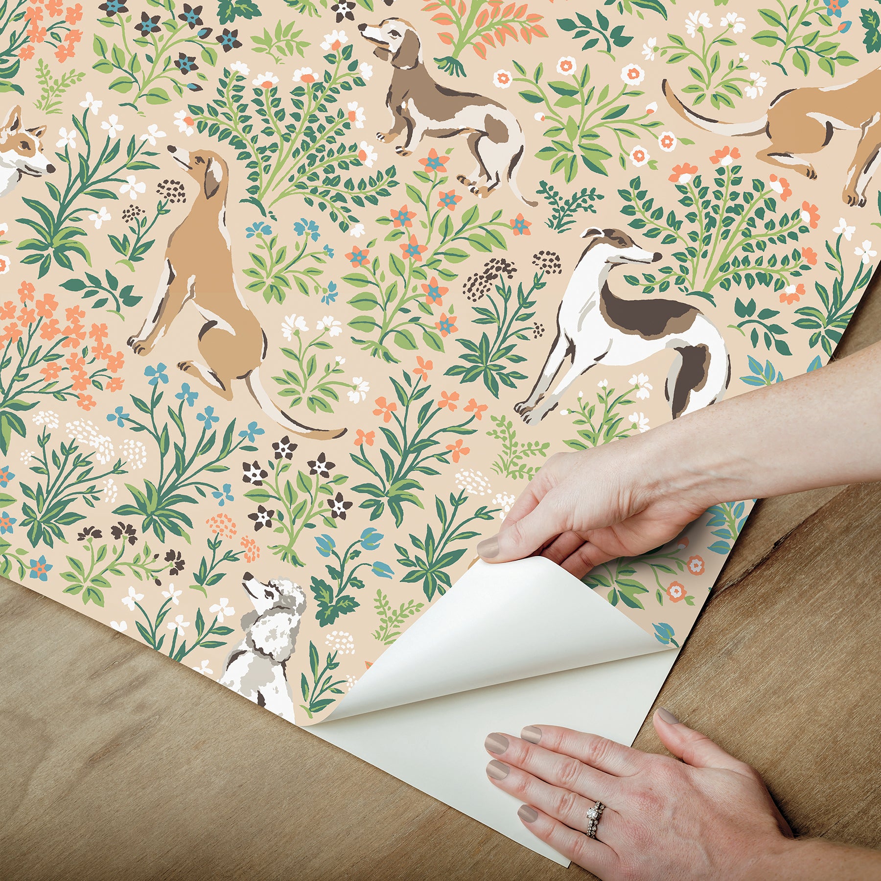 Must Love Dogs P&S Wallpaper - how to peel