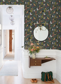 Must Love Dogs P&S Wallpaper in a room setting