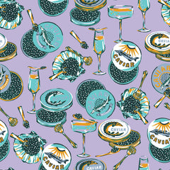 Champagne and Caviar P&S Wallpaper by WallPops