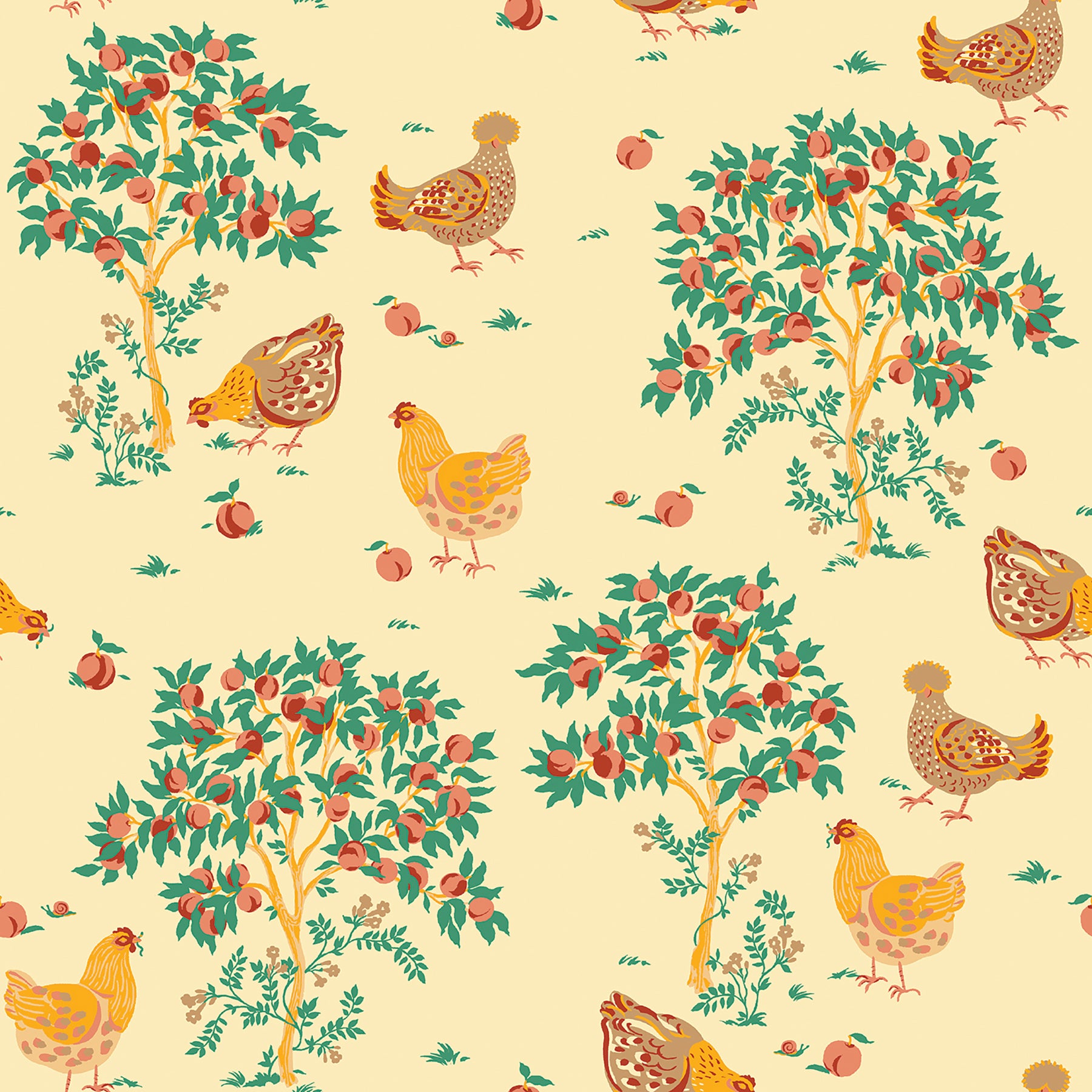 Hen House P&S Wallpaper by WallPops
