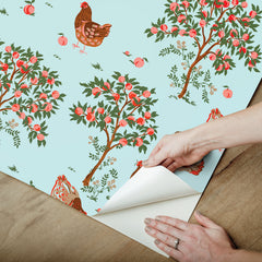 Hen House P&S Wallpaper - how to peel