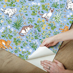 Must Love Cats P&S Wallpaper - how to peel