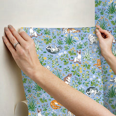 Must Love Cats P&S Wallpaper - how to stick