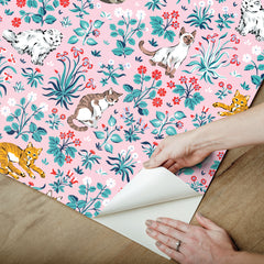 Must Love Cats P&S Wallpaper - how to peel