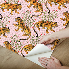 PFS6673-peel-and-stick-wallpaper-peel-application-step