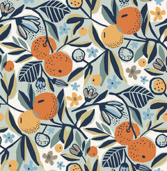 Clementine Garden P&S Wallpaper by WallPops