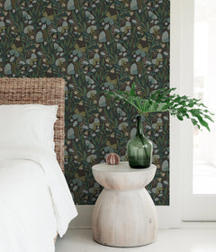 Pip & Lo Papillon Flutter Peel and Stick Wallpaper in a room setting