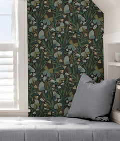 Pip & Lo Papillon Flutter Peel and Stick Wallpaper in a room setting