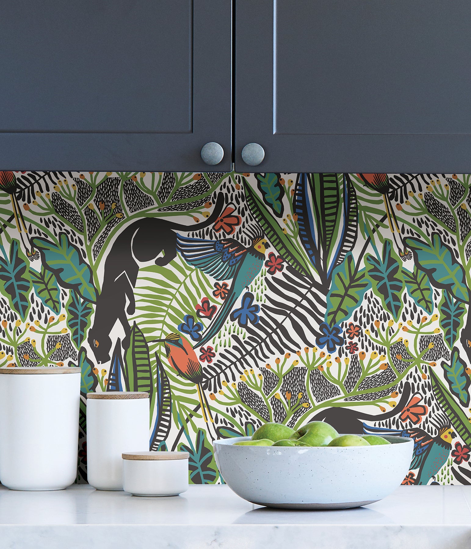 Pip & Lo Poise Peel and Stick Wallpaper in a room setting