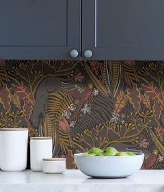 Pip & Lo Poise Peel and Stick Wallpaper in a room setting