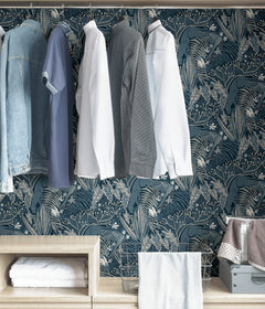 Pip & Lo Poise Peel and Stick Wallpaper in a room setting