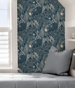 Pip & Lo Poise Peel and Stick Wallpaper in a room setting