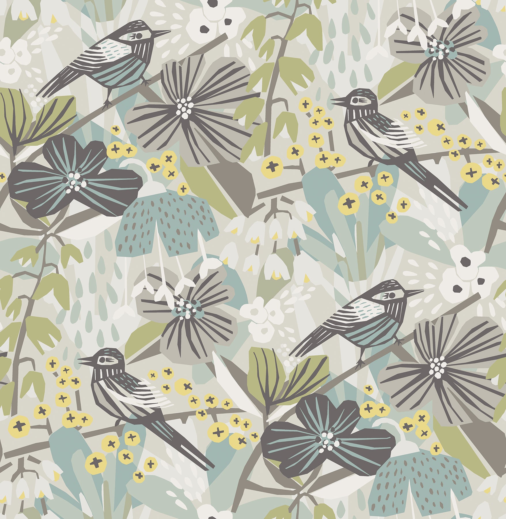 Jaybird P&S Wallpaper by WallPops