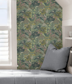 Jaybird P&S Wallpaper in a room setting