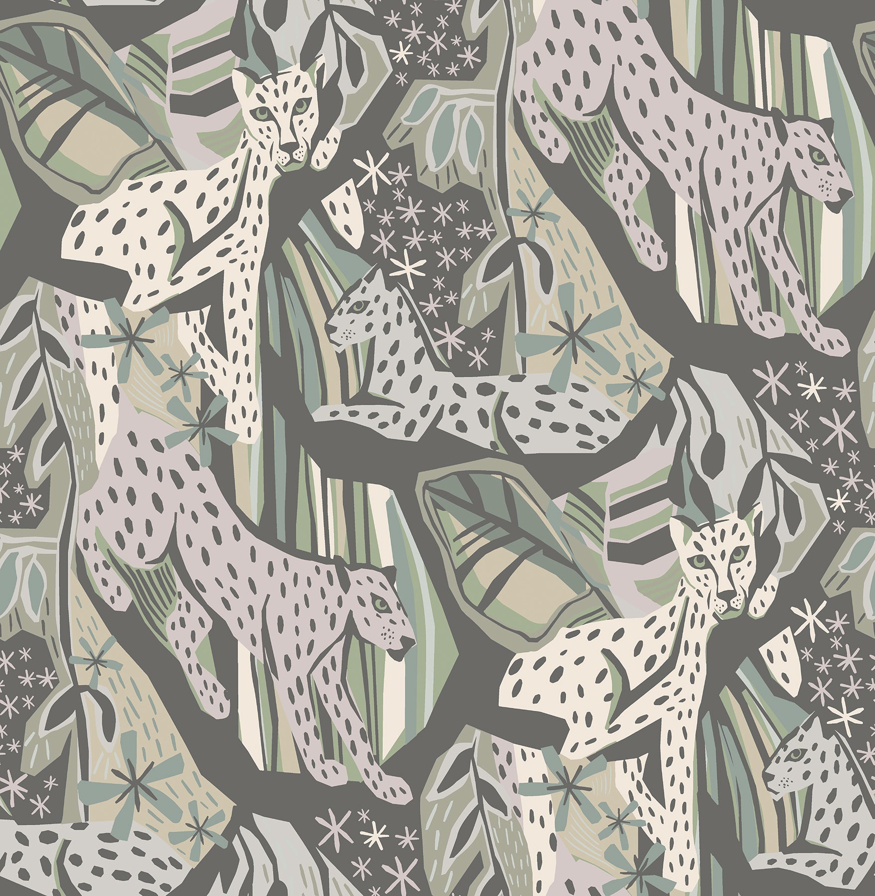 Pip & Lo Cat Nap Peel and Stick Wallpaper by WallPops