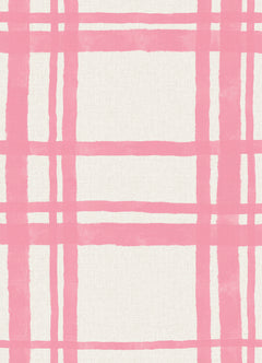 Packed Party Plaid Peel and Stick Wallpaper by WallPops