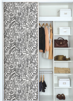 Packed Party Garden Simply Stated Peel and Stick Wallpaper in a room setting