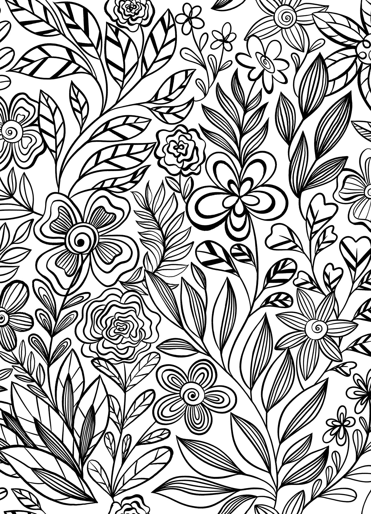 Packed Party Garden Simply Stated Peel and Stick Wallpaper by WallPops