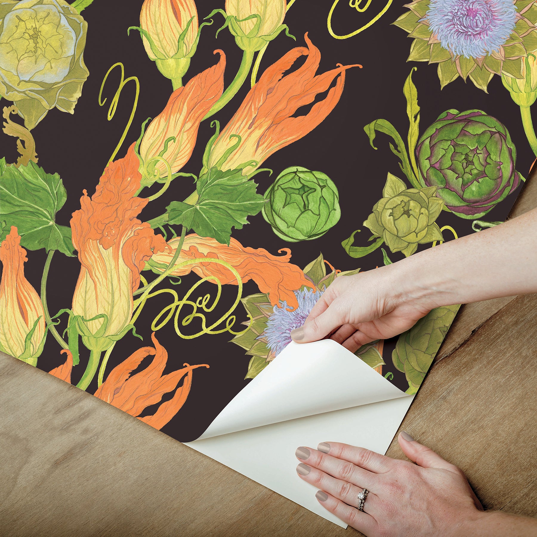 Artichoke P&S Wallpaper - how to peel