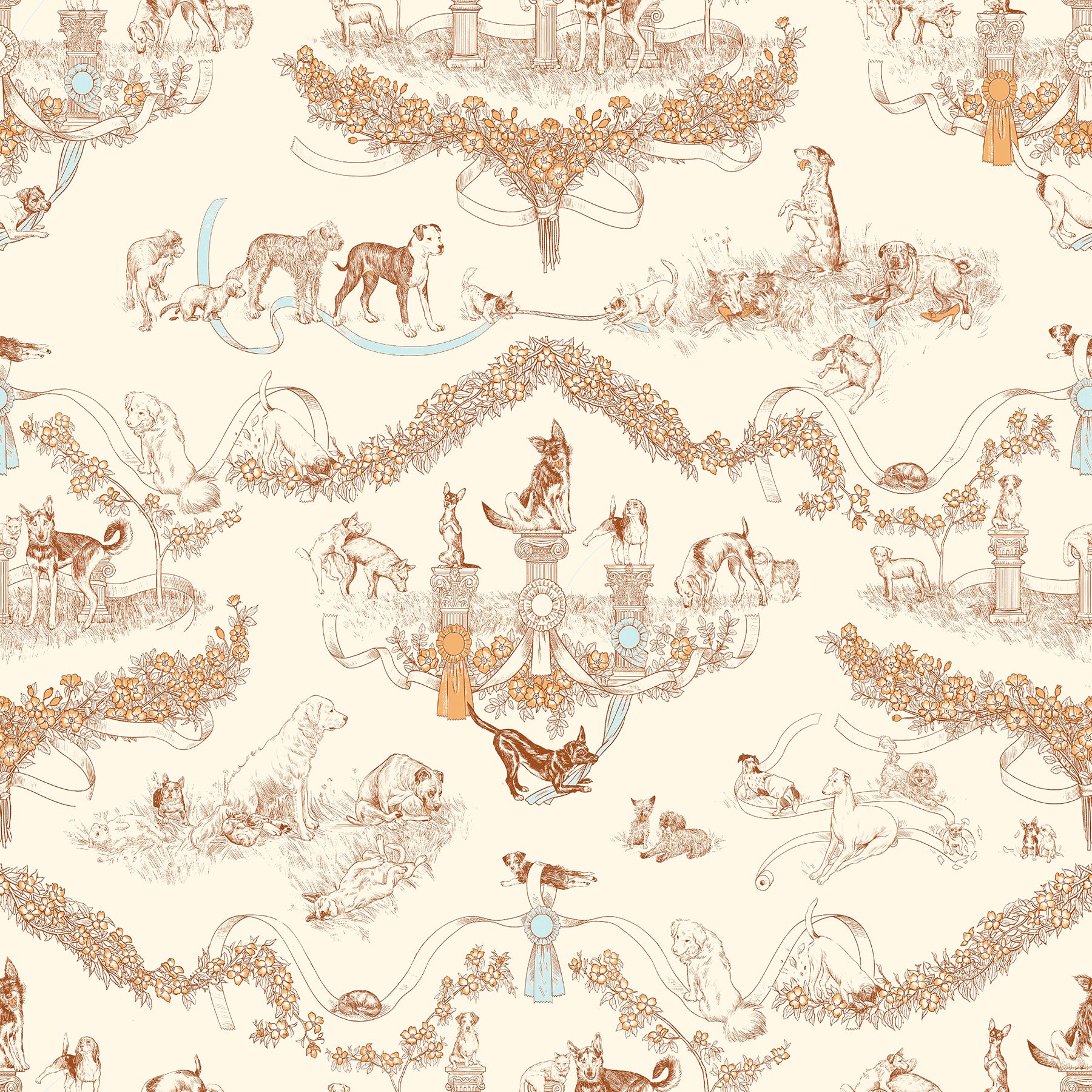 Rachel Antonoff Worst in Show Peel and Stick Wallpaper by WallPops