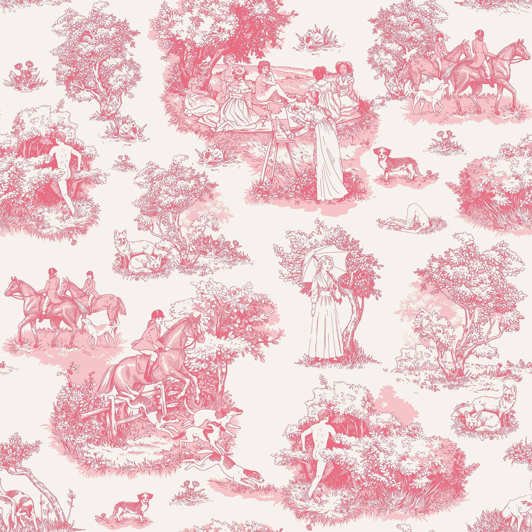 Rachel Antonoff The Chase Peel and Stick Wallpaper by WallPops