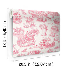 Rachel Antonoff The Chase Peel and Stick Wallpaper - dimensions
