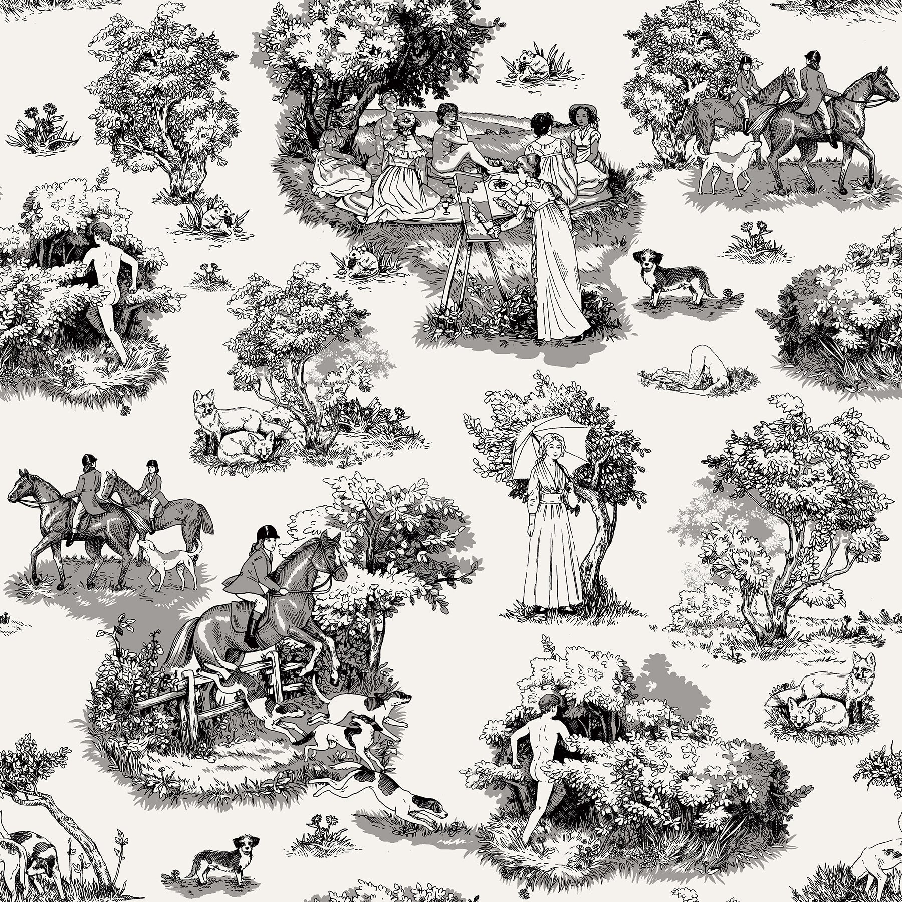 Rachel Antonoff The Chase Peel and Stick Wallpaper by WallPops
