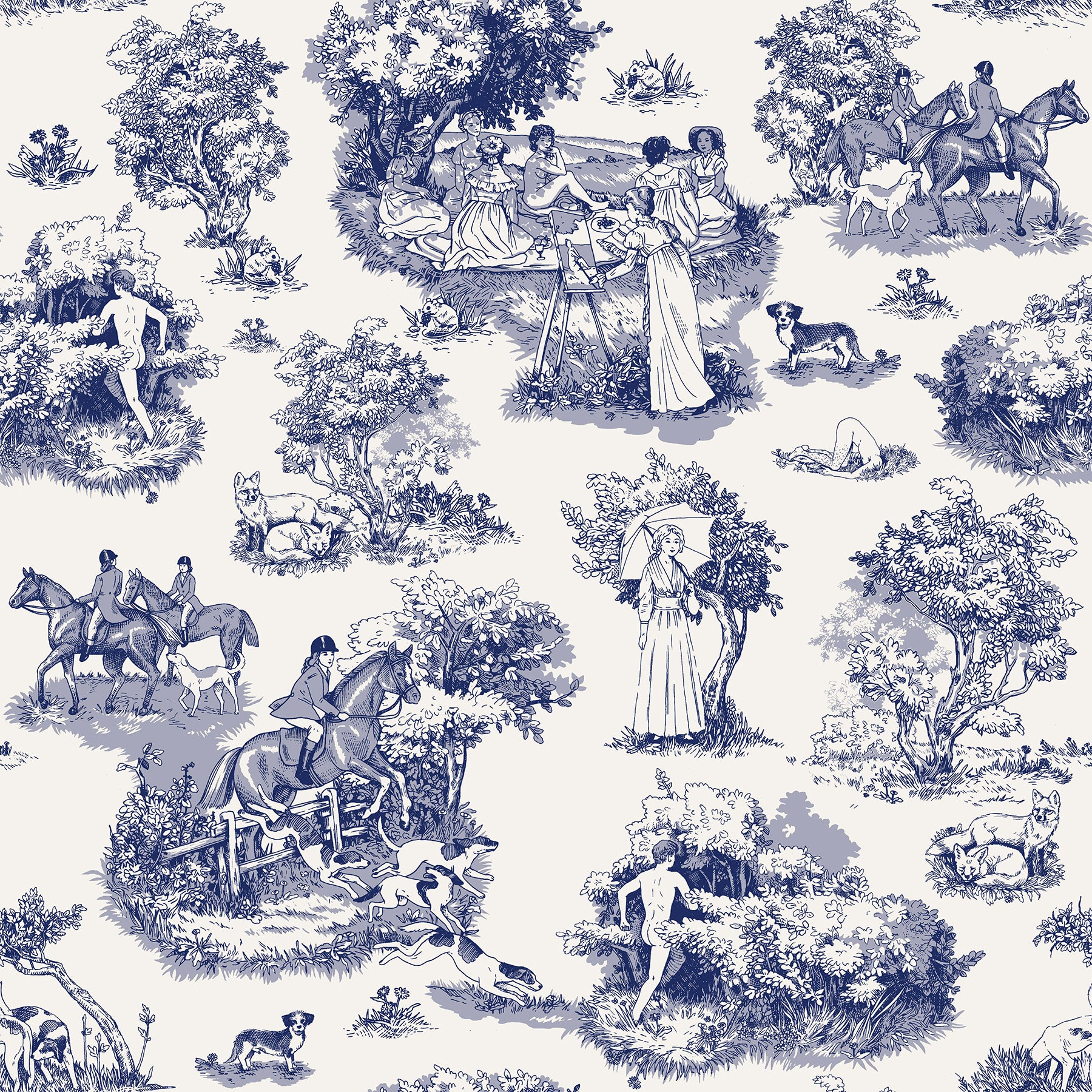 Rachel Antonoff The Chase Peel and Stick Wallpaper by WallPops